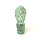 Vintage Fenton Glass Green Opalescent Hobnail Perfume Bottle Stopper Replacement