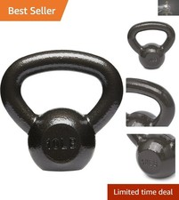 10 lb Cast Iron Kettlebell for Effective Home Resistance Training Exercises