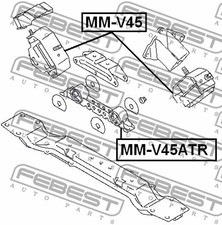 Febest 1990-2000 Mitsubishi Montero Rear Engine Mount Mm-v45 Febest 1990-2000 Mitsubishi Montero Rear Engine Mount Mm-v45