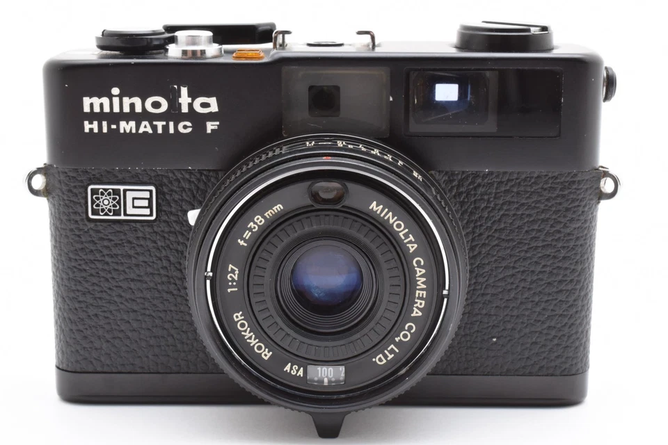 [Exc+5] Minolta Hi-Matic F schwarz aus JAPAN - Bild 2 von 4