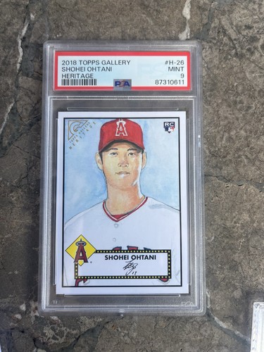 2018 Topps Gallery - Heritage Shohei Ohtani #H-26 (RC) PSA 9