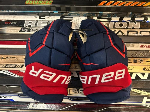 GANTS DE HOCKEY SUR GLACE 15" Team USA Bauer Supreme Ultra Sonic PRO STOCK NEUF