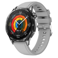 For Huawei Watch GT 5 46mm Official 22mm Silicone Strap Light Gray