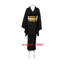 Demon Slayer Nakime Cosplay Anime Full Set Costume Kimono Carnival Set Halloween