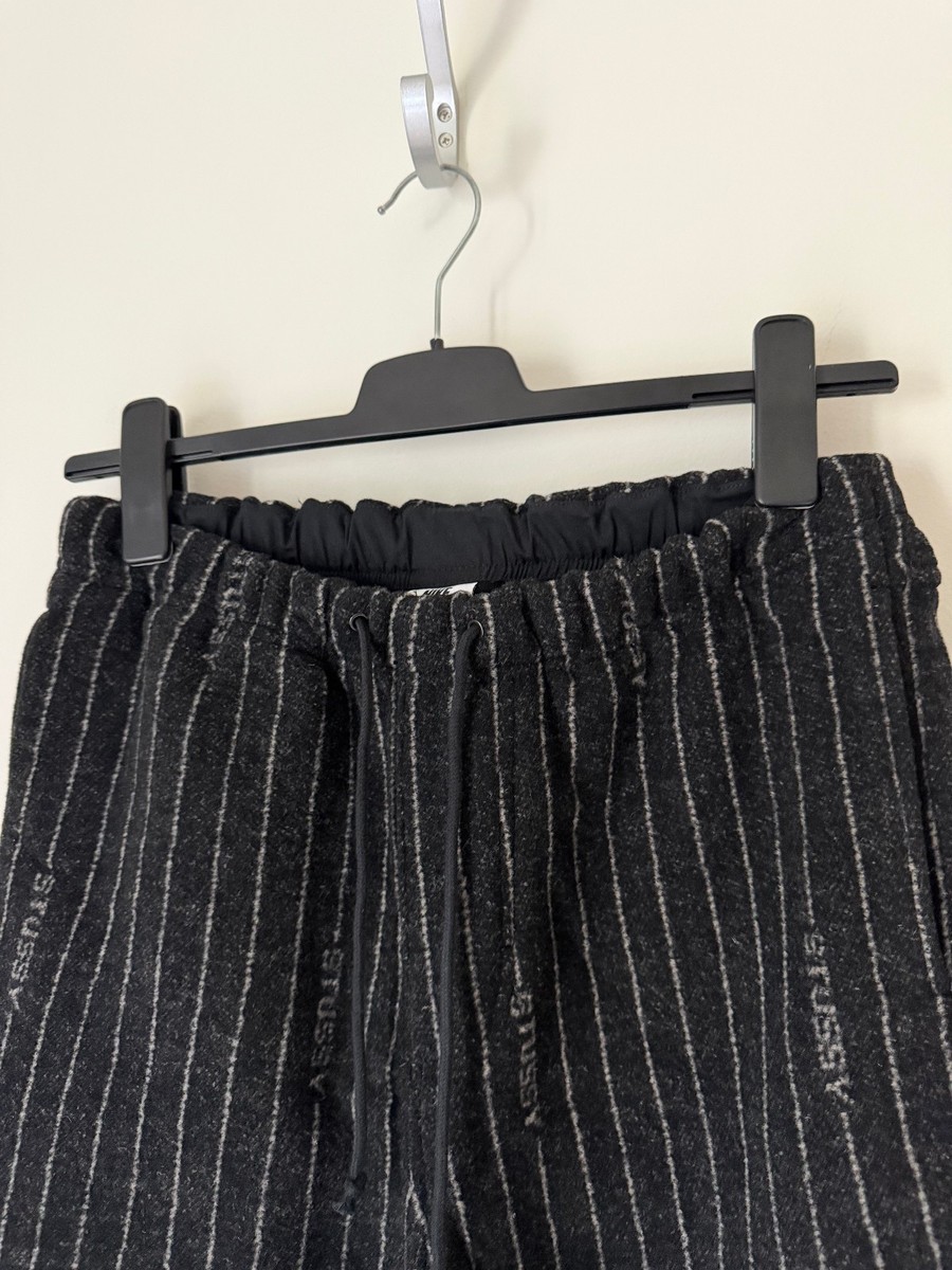 Stussy x Nike Striped Wool Pants - Size Small - Black - NEW | eBay