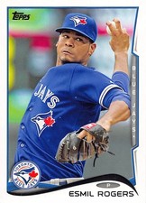 Esmil Rogers 2014 Topps 177 Toronto Blue Jays Baseball Card