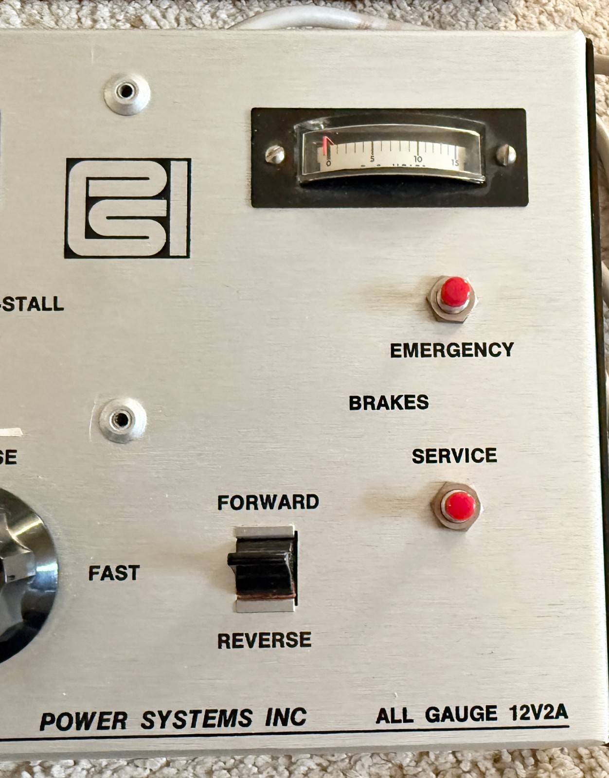 Power Systems Inc. Model 20M Cabtroller DC Transformer 2 Amp HO/N - WORKS GOOD