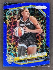 2025 Panini WNBA Prizm KAMILLA CARDOSO Blue Velocity Prizm #89 Chicago Sky (C)