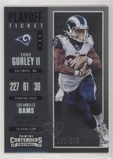 2017 Panini Contenders Season Playoff Ticket 160/249 Todd Gurley II #53 0er