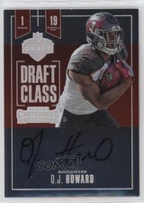 2017 Panini Contenders Draft Class RPS Gold 1/17 OJ Howard #DC-OJ Auto 00o6
