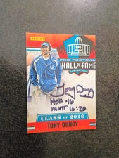 TONY DUNGY Hand Signed Autograph FOOTBALL CARD - HOF PLAYER & COLTS COACH