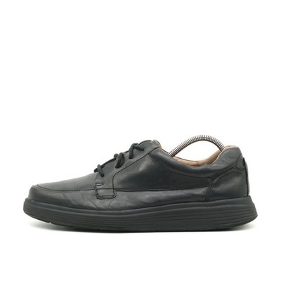 Clarks Herren Schuhe EU 44 Schwarz Schnürhalbschuhe