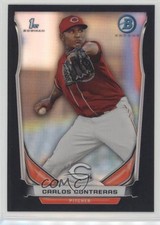 2014 Bowman Prospects Chrome Black Refractor 9/99 Carlos Contreras #BCP65 0a3