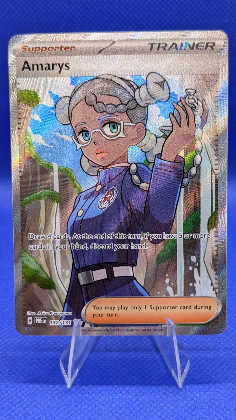 Amarys 132/131 SV: Prismatic Evolutions Pokemon TCG NM