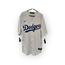 Nike Los Angeles Dodgers MLB Baseball Trikot, weiß, Größe M