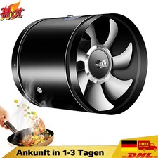 600m³/h Ø150mm Axial Rohrlüfter Zuluft Abluft Rohrventilator Lüfter Ventilator