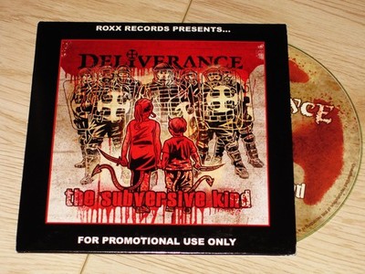 Deliverance: The Subversive Kind CD 2018 Roxx Records USA Promotional Sleeve