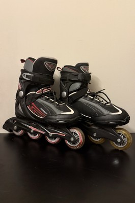 BLADE RUNNER PRO 80 ROLLER BLADES UNISEX ZOOM AIR MISSION HOCKEY SKATES SIZE 8
