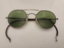 VTG BAUSCH  LOMB 22 SAFETY STEAMPUNK 40  s 50'S COLLECTORS ITEM SUNGLASSES