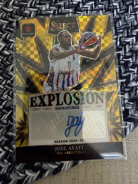 2025-26 Select Euroleague Joel Ayayi Explosion GOLD AUTO 3/10 🔥