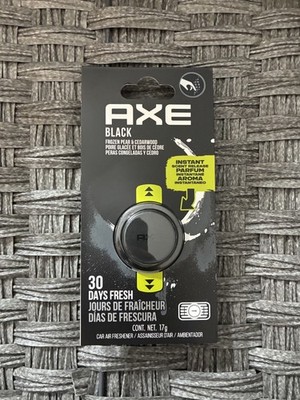 AXE Air Freshener Mini Vent Clip, Odor Eliminator and Long Lasting Scent, Black