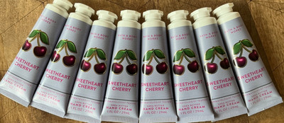8 (eight) SWEETHEART CHERRY 1oz Shea Butter HAND CREAM Bath and & Body Works