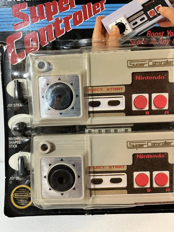 Bandai NES SUPER CONTROLLER 1986 Nintendo Joystick Novo Na Caixa Leia Retrô 86 - Imagem 3 de 4