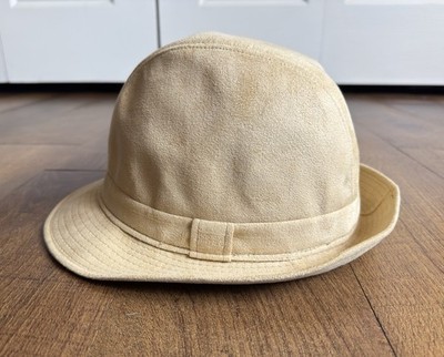 Vintage Herbert Johnson Men s Suede Leather Derby Bowler Hat Men s Size 7 1/2