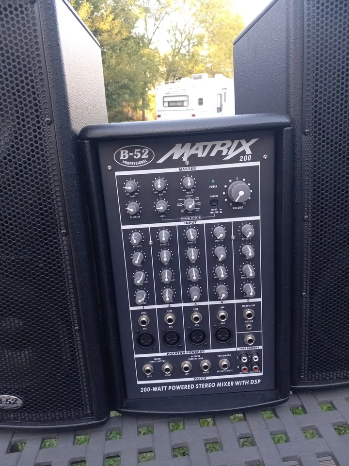 PAR DE ALTAVOCES B-52 - MATRIX 200 - 100W - SONIDO EXCELENTE - EXCELENTE ESTADO Foto 3 de 4