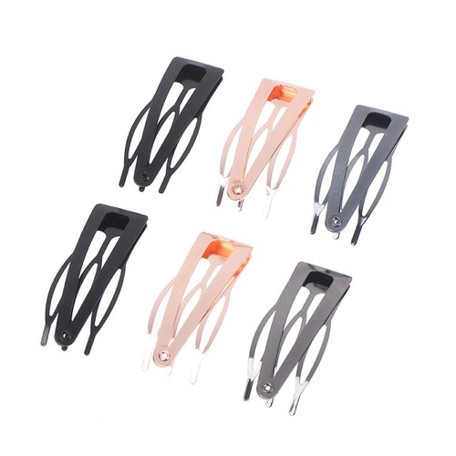 10 Ragazze Double-Grip Capelli Clip Metallo Scatto Barrettes - Foto 7