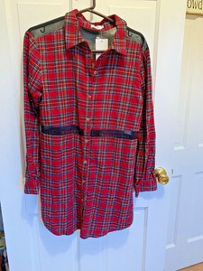 red tartan tunic dress