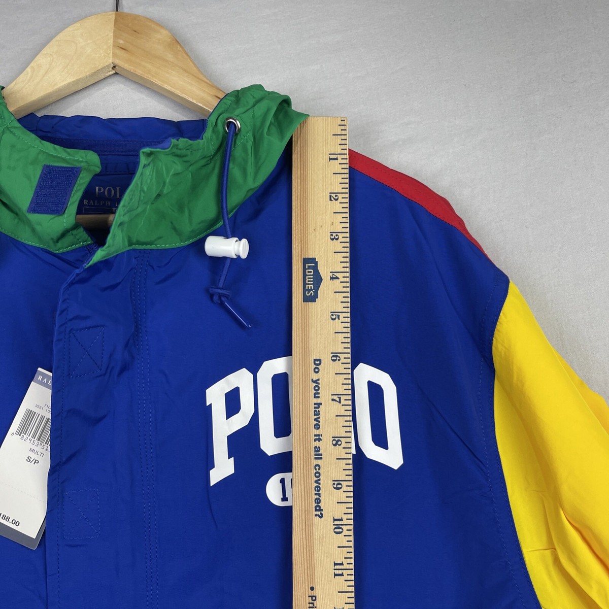 Polo Ralph Lauren Jacket Mens Small Performance Color Block
