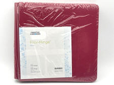 Creative Memories Red Burgundy Flex-Hinge 8 X 8 Album Scrapbook NWT NO PAGES