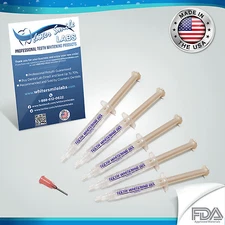Whiter Smile Labs 38 % Teeth Whitening Bleaching Gel USA* FAST Tooth Whitener   