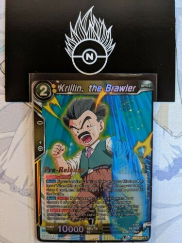 BT14-105 Krillin, the Brawler FOIL Prerelease STAMPED Dragon Ball Super TCG - Picture 1 of 1