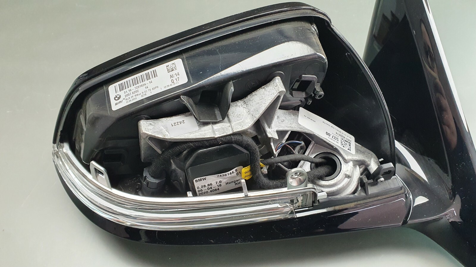 Orig BMW 3er Gt F34 Exterior Mirror Mem Ec Cam Anklappbar Rlr Plus 7291634