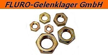 Fluro KML12X1.25 M12 x 1.25 Metric LH Jam Nut - Zinc Plated - 50 Pack