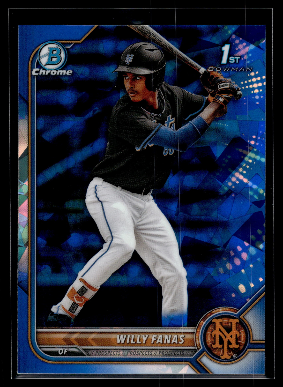 Willy Fanas 2022 Bowman Chrome Sapphire Edition A Card #BCP-196