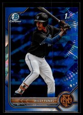 Willy Fanas 2022 Bowman Chrome Sapphire Edition A Card #BCP-196