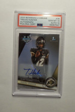 2023 BOWMAN U CHROME #36 1ST TRAVIS HUNTER PSA 10 AUTO 10 GEM MINT