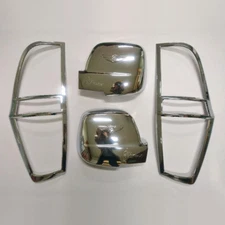 Chrome Side Mirror & Rear Tail Lamp Cover for 2007 2014 Hyundai i800 iMax H1