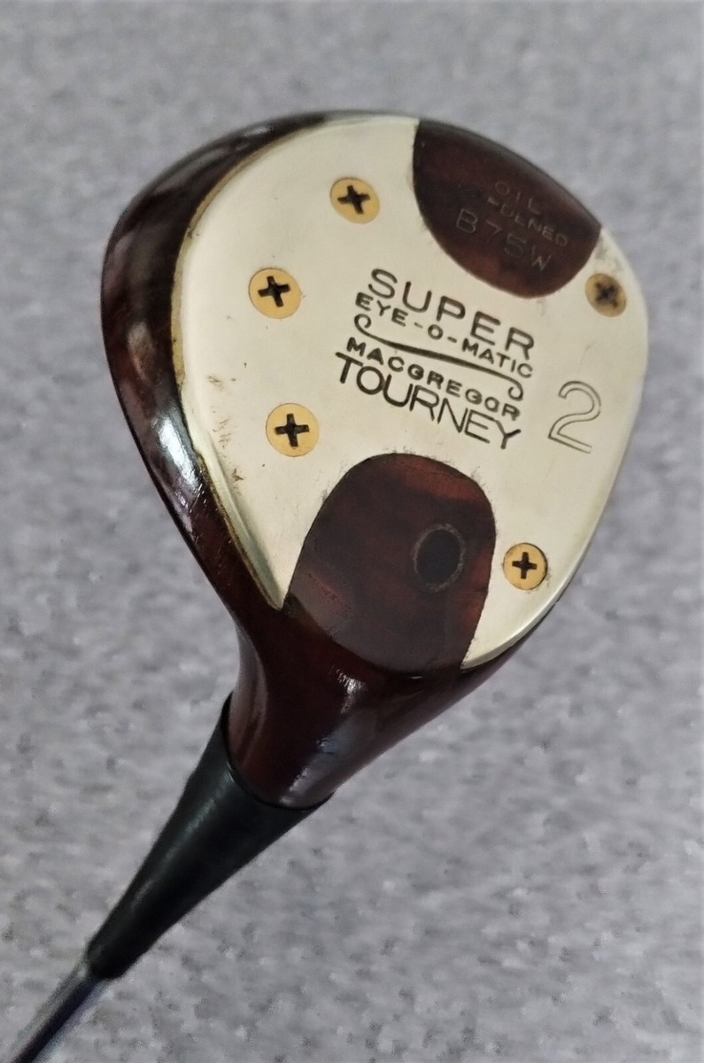 Vintage MacGregor Super Eye-O-Matic Tourney 2 Wood B75W w/ True