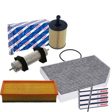 BOSCH FIlter Satz Schraube Glühkerzen für AUDI A4 B8 2.0 TDI 8K2 8K5