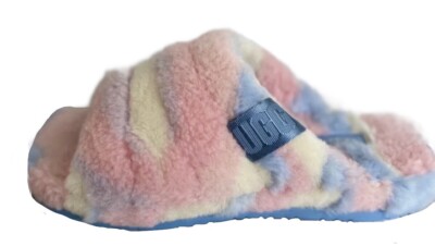 UGG Fluff You Cali Collage Pride Stripes Pastels 10-US/43-EU