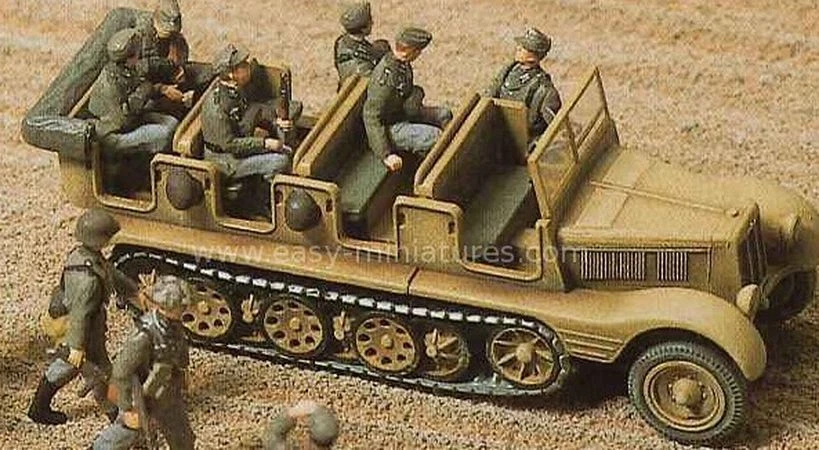 Preiser 16544 - Véhicule militaire à chenille  - HO (1:87) - Photo 2/2