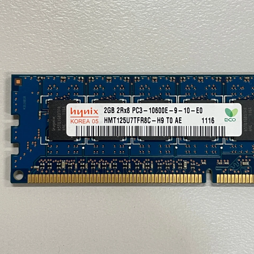 Hynix 2GB DDR3 RAM PC3-10600 1333MHz non-ECC Unbuffered CL9 HMT125U7TFR8C-H9 - Image 4 of 4