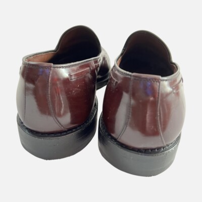 Allen Edmonds Grayson Leather Brown Dress Loafers W/Tassels  display picture 2