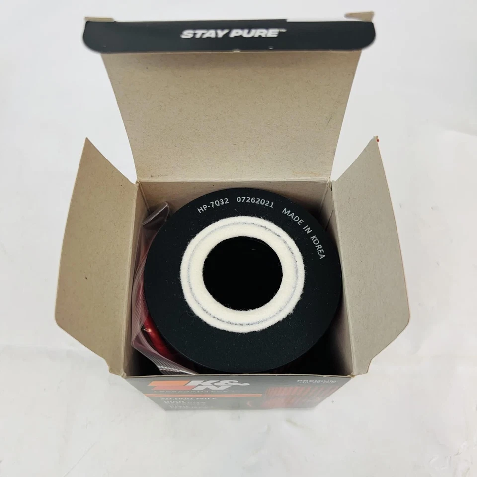 Filtro de aceite de rendimiento K&N HP-7032 para Porsche 911 Cayenne Macan Panamera M5 M6 Foto 3 de 4