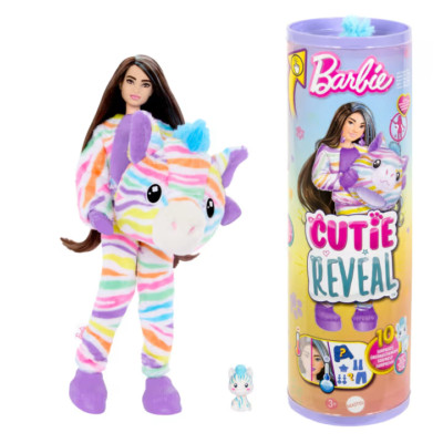 Barbie Cutie Reveal Zebra Doll & Accessories