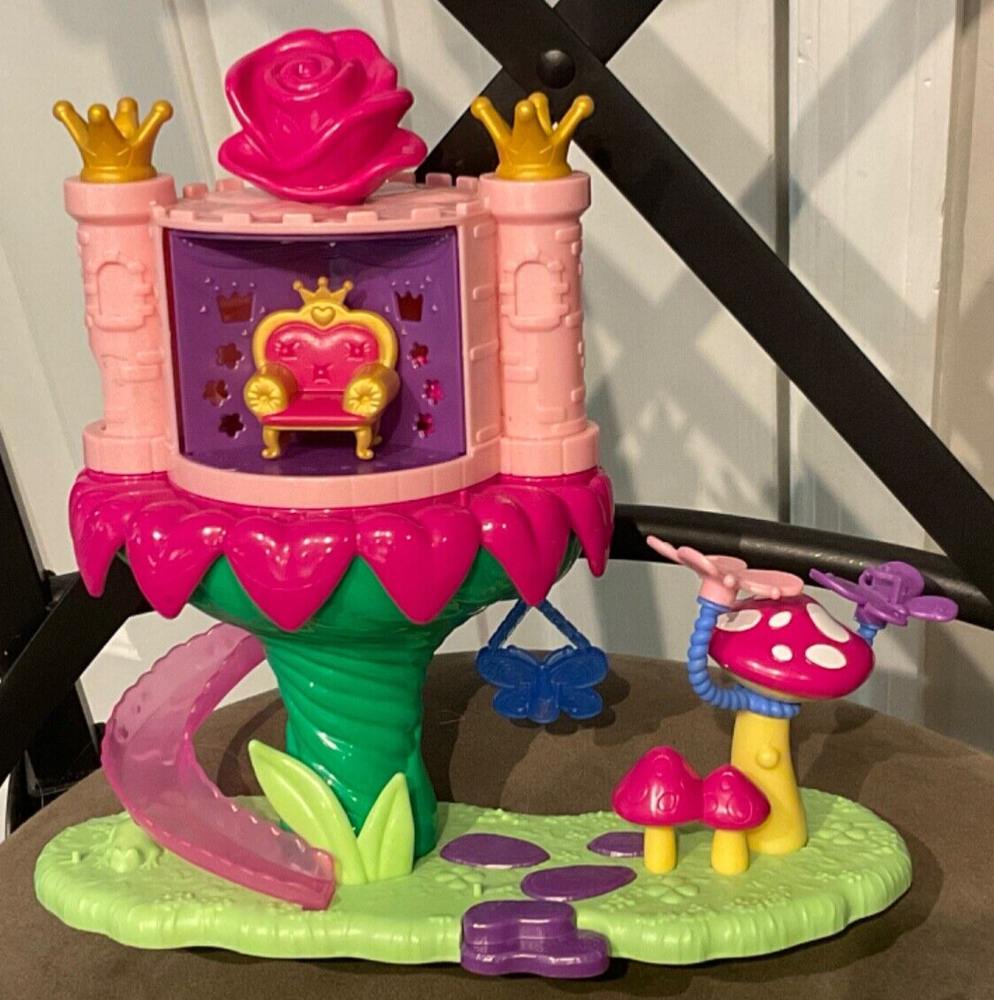 Polly Pocket Rainbow Funland Fairy Flight Ride Playset